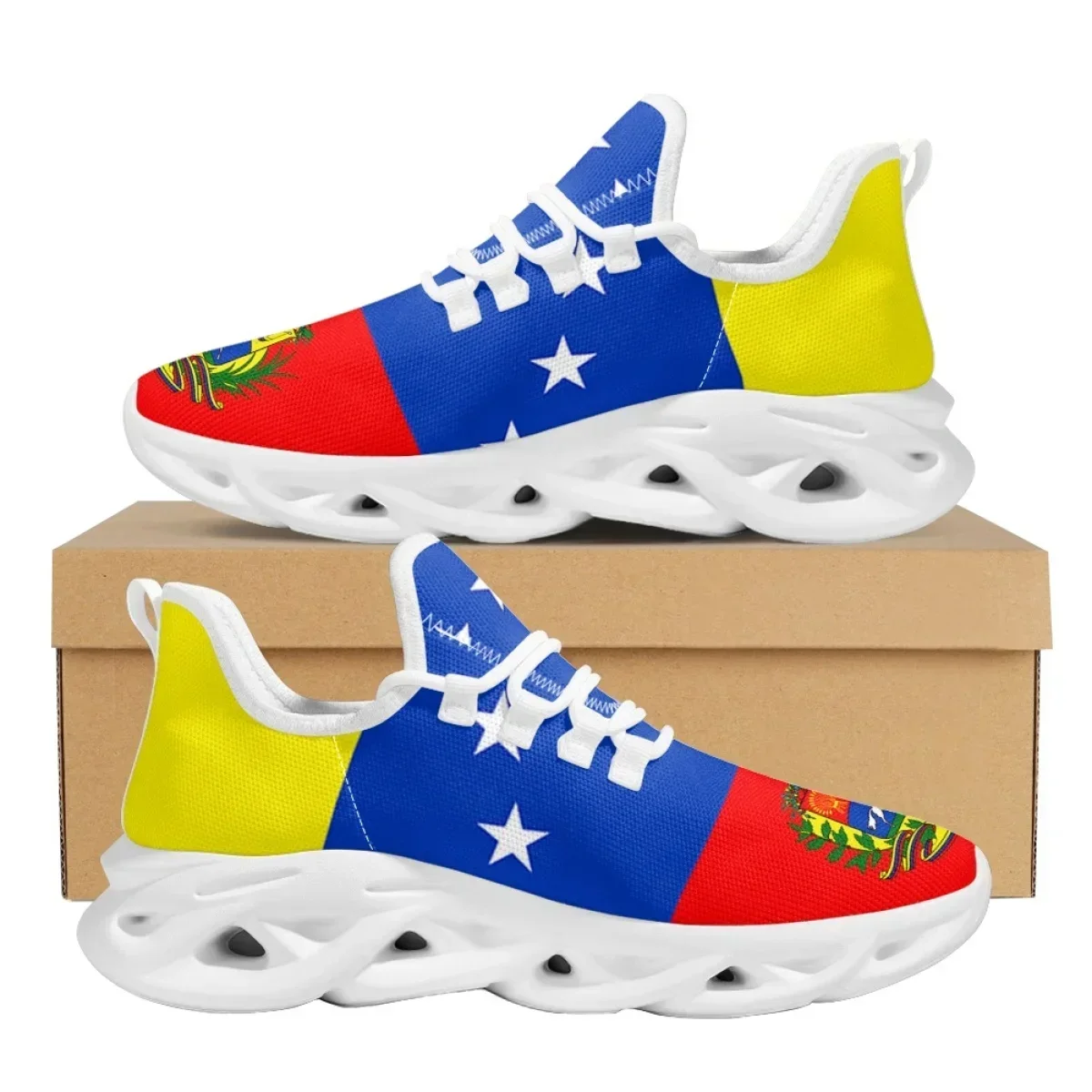 Women'S Fashion Running Shoes - Venezuela Flag Sneakers for Womens Mens