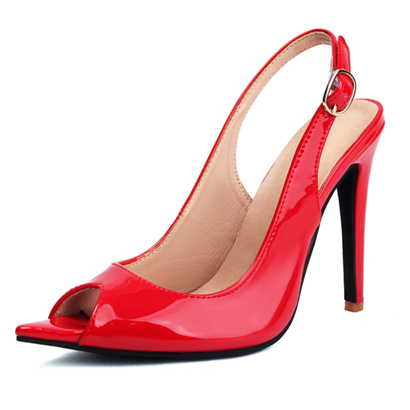 Women Fashion Trend 2025 - Sexy Red Women's Sandals Summer Shoes