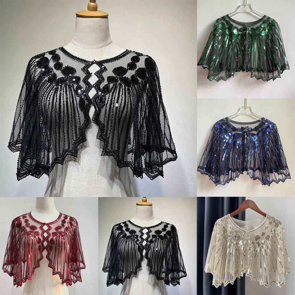 Women'S Fashion Of The 1920S - Fashion 1920s Wedding Party Shawl Flapper