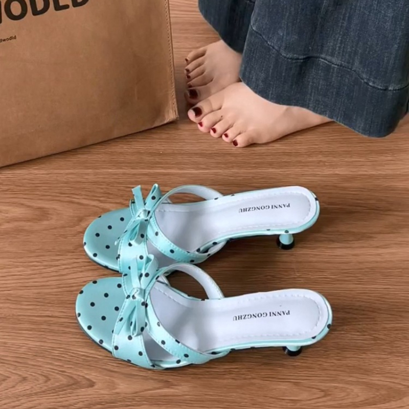 Women'S Fashion Underwear - Street Style Satin Butterfly-knot Women Slippers
