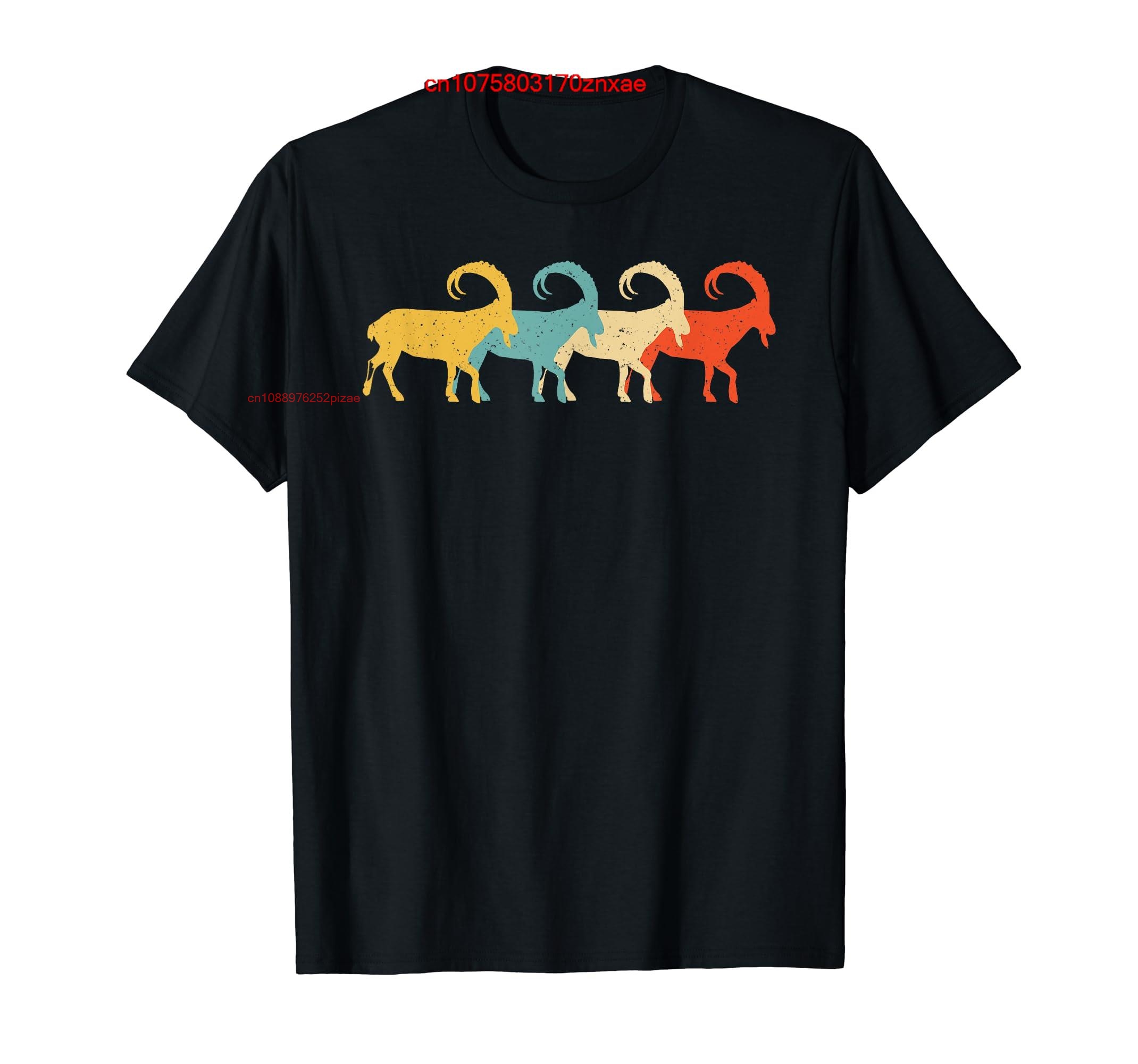 Women'S Fashion Of The 70S - 100% Cotton Markhor Vintage Retro Goat