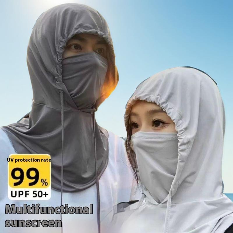 Women'S Fashion Visor - New Breathable Sunscreen Mask With Hat