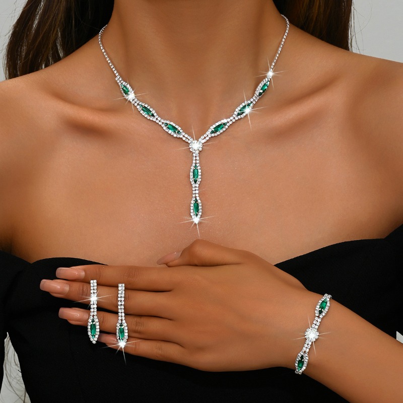 Women'S Day Fashion Show - Earrings Necklace Bracelets Women's Elegant Cute