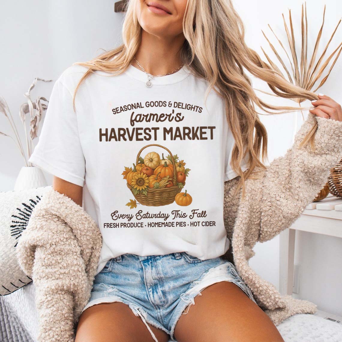 Women'S Fashion Market Size - Farmer's Harvest Market Women's Graphic Cartoon