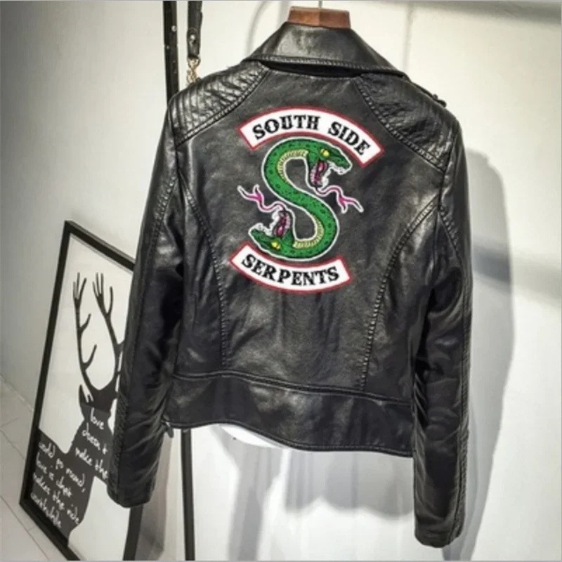 Women'S Fashion Leather Jacket - New 2026 Southside Serpent Kpop Fans