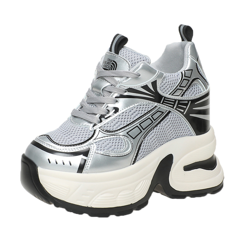 Women'S Fashion Running Shoes - Women's Casual Thick Soled Elevated Shoes