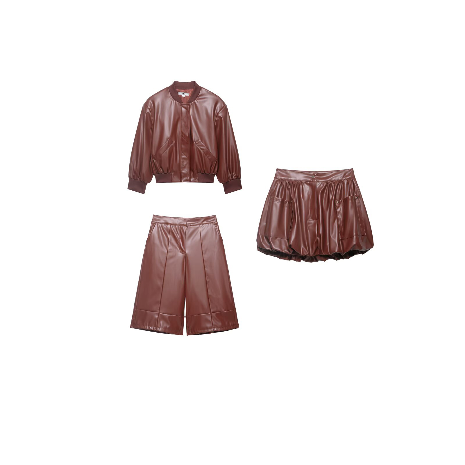 Women'S Fashion Leather Jacket - New women's commuting style faux leather