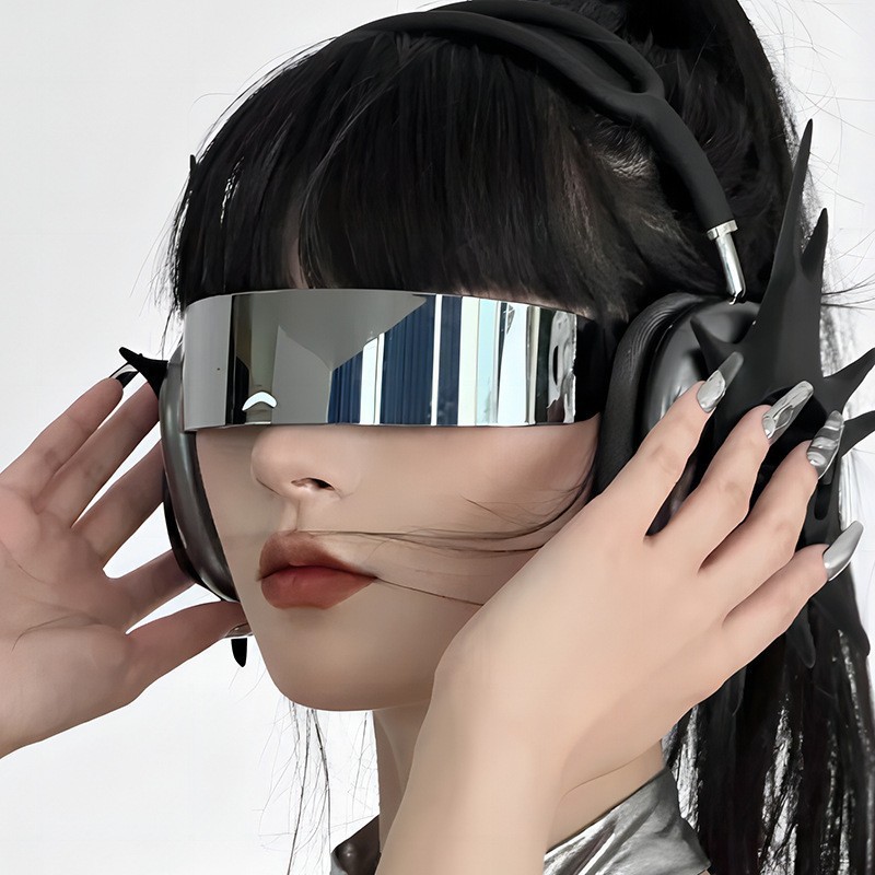 Y2K Futuristic Narrow Cyclops  - Women'S Fashion Visor recension och pris