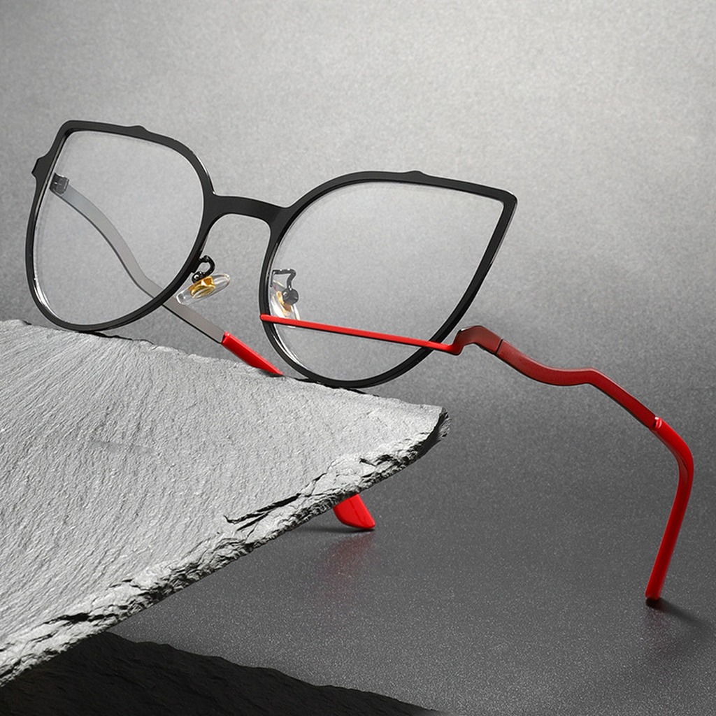 Anti Blue Light Glasses Metal  - Women'S Fashion Glasses Non Prescription recension och pris