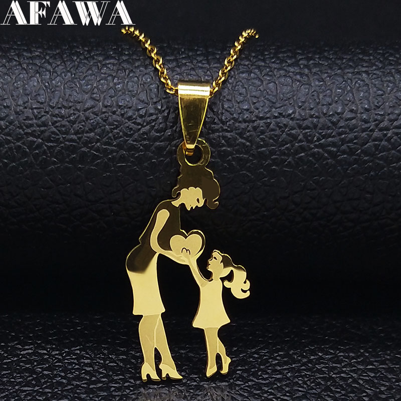 Mum Girl Stainless Steel Neckl - Women'S Day Fashion Show recension och pris