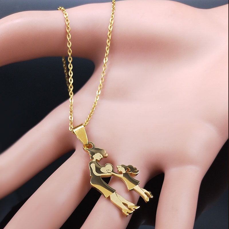 Mum Girl Stainless Steel Neckl - Women'S Day Fashion Show recension och pris