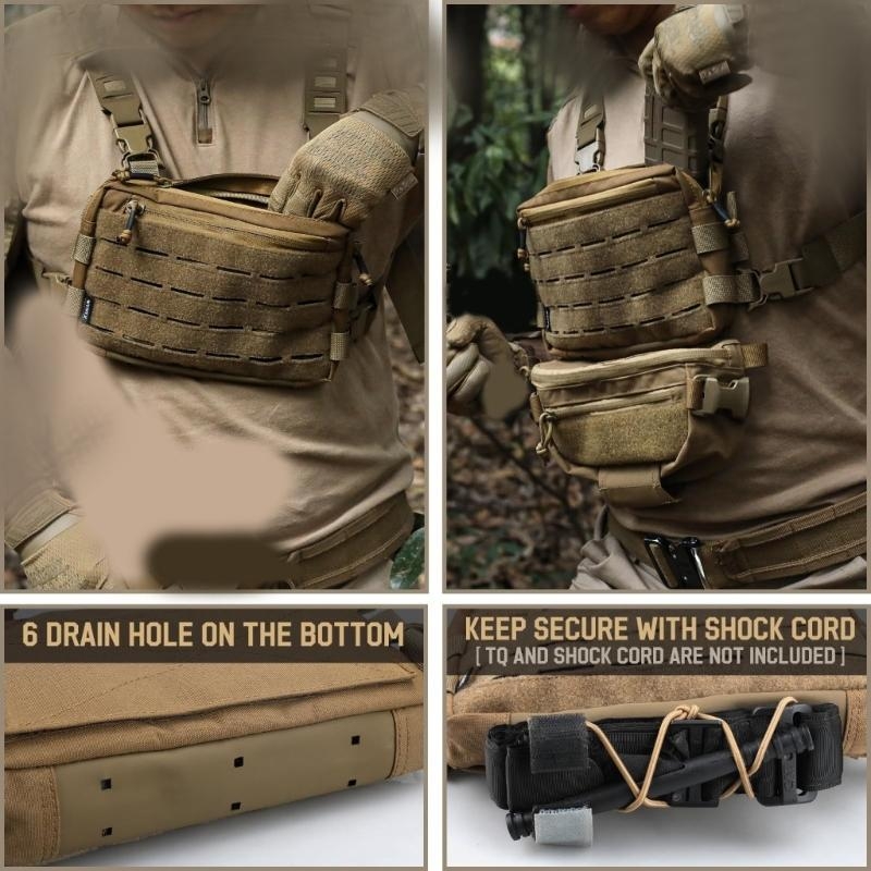 X7XC Tacticals Chest Rig Pack  - Women'S Fashion Utility Vest recension och pris