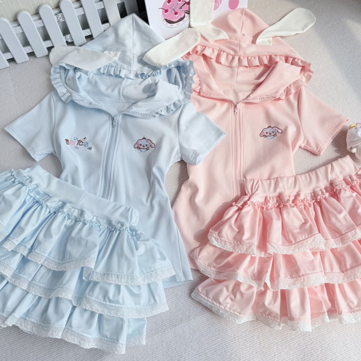 Japanese Soft Girl Sweet Skirt - Women'S Fashion Zip Hoodie recension och pris