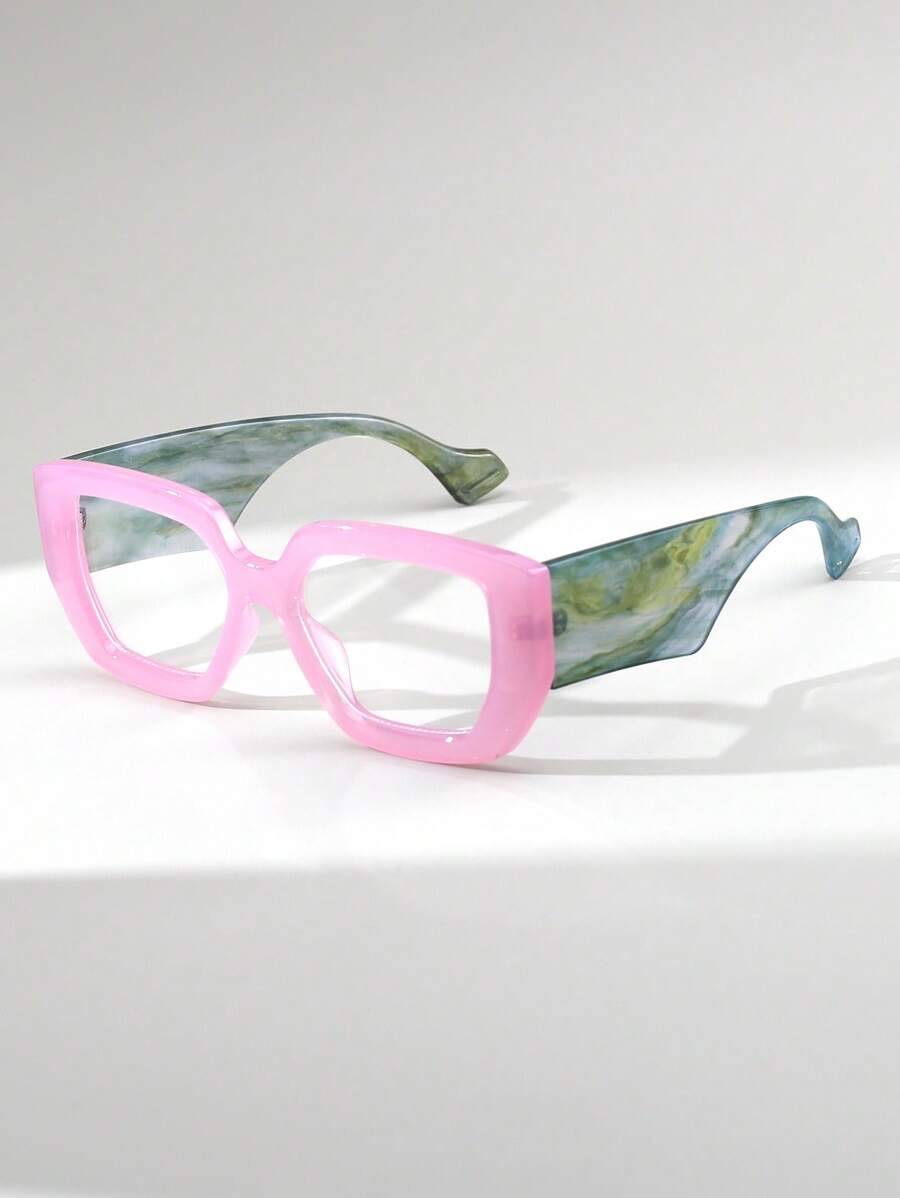 Vintage Square Green Acetate N - Women'S Fashion Glasses Non Prescription recension och pris