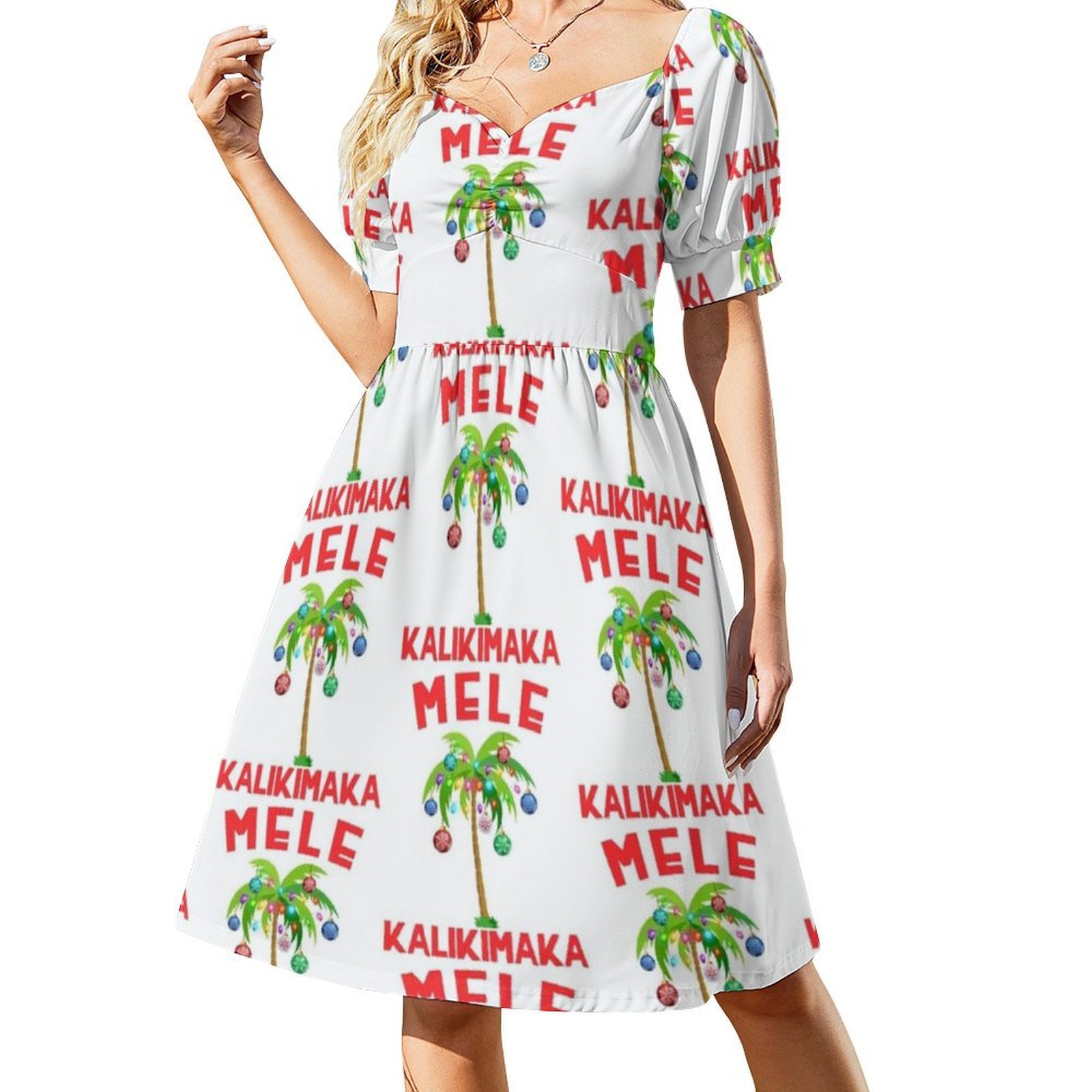 Mele Kalikimaka-Hawaiian Chris - Smocked Dress Women recension och pris