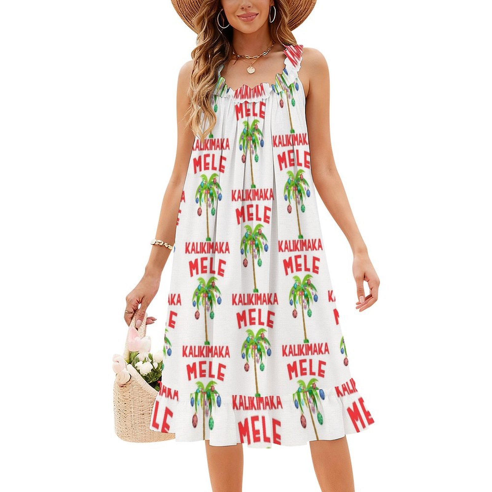 Mele Kalikimaka-Hawaiian Chris - Smocked Dress Women recension och pris