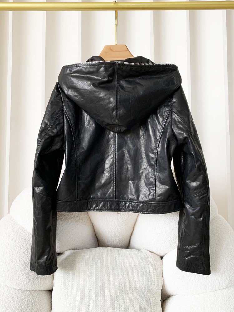 Autumn Casual Women Fashion Zi - Women'S Fashion Leather Jacket recension och pris