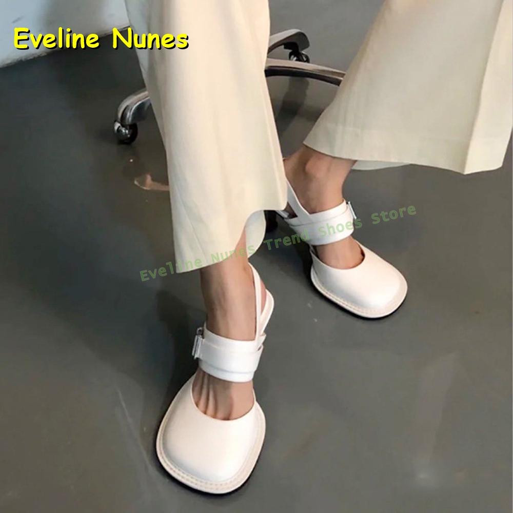 Women's Black Square Toe Buckl - Women'S Fashion Sandals recension och pris