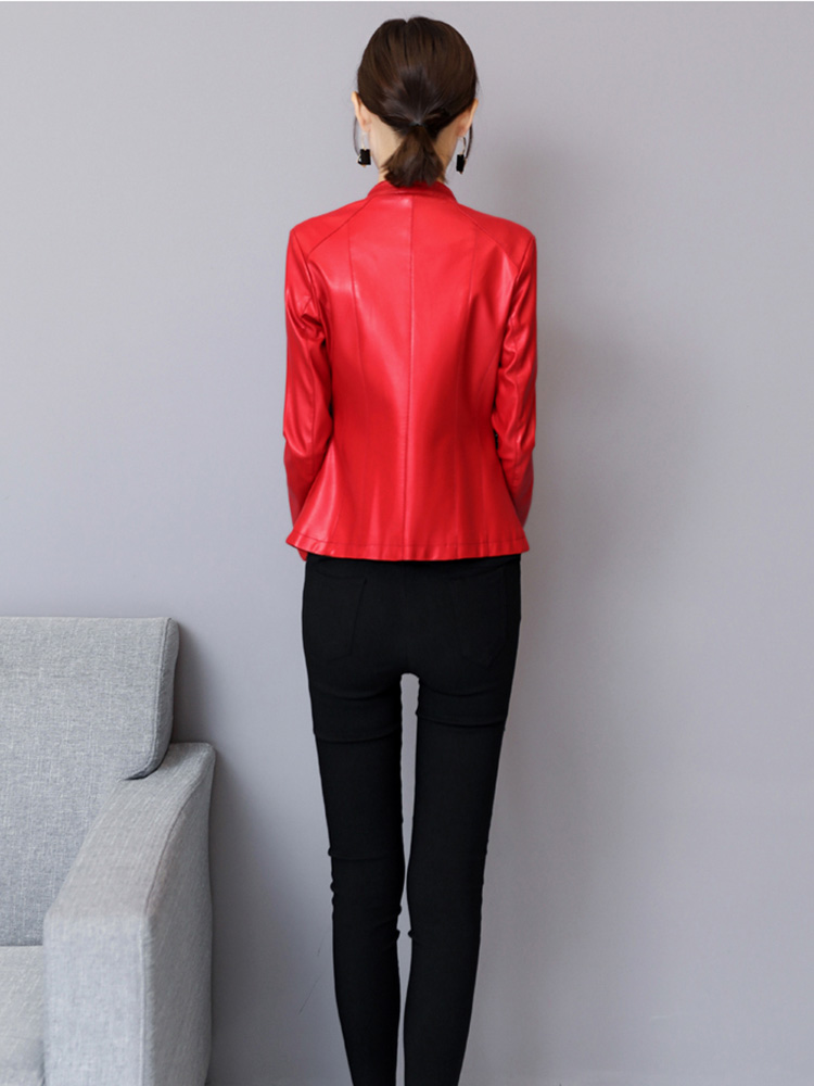 New Women Leather Jacket Autum - Women'S Fashion Leather Jacket recension och pris