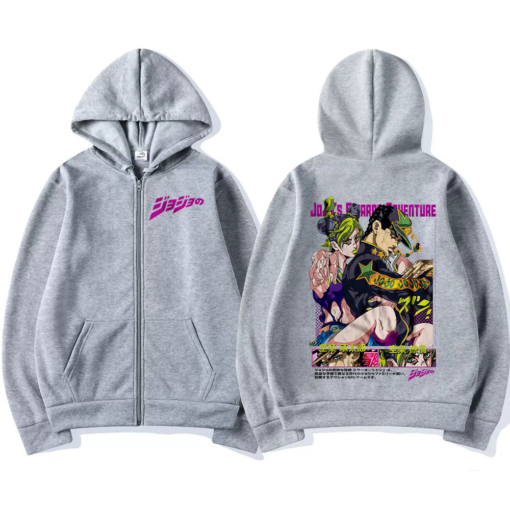 Anime Jojo Bizarre Adventure Z - Women'S Fashion Zip Hoodie recension och pris