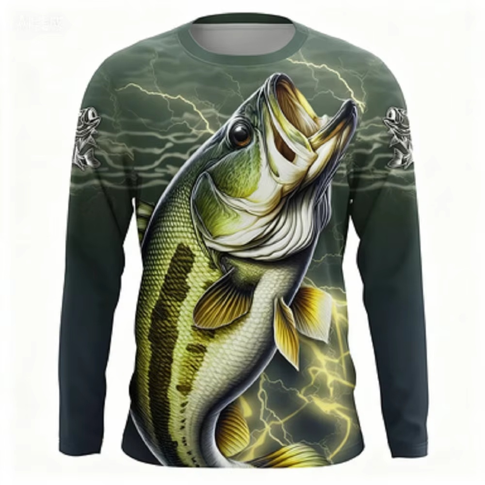 Fashionable Bass Pattern Crew  - Women And Men Fashion recension och pris