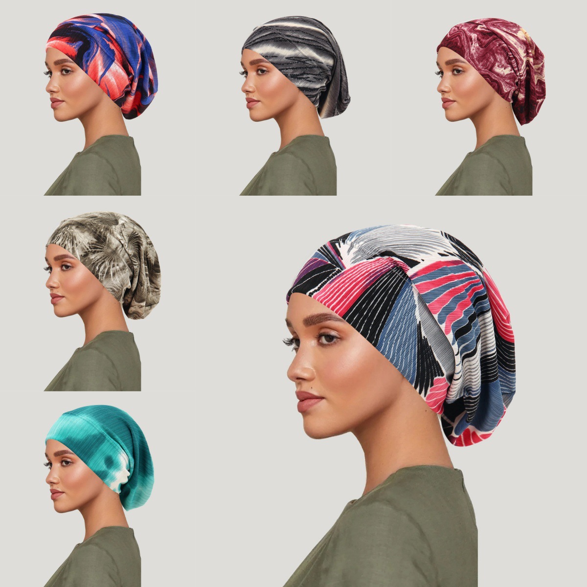 2026 New Tie-dye Hair Cover Ca - Women Fashion Hats recension och pris