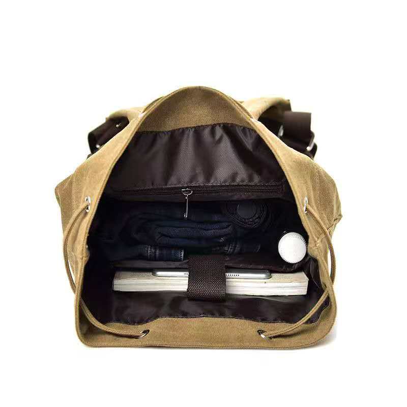 2026 Canvas backpack with dual - Women And Men Fashion recension och pris