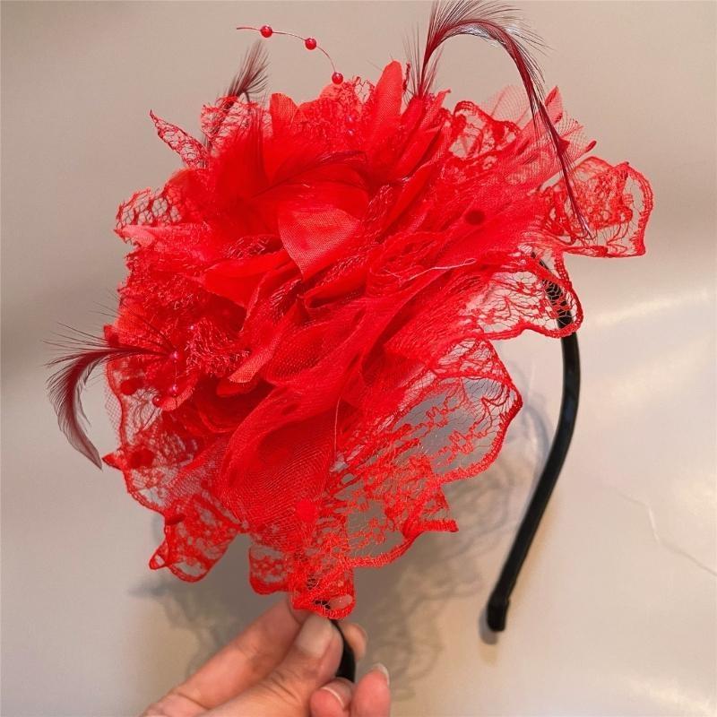 A52E Lace Flower Hair Hoop for - Women'S Fashion Of The 1920S recension och pris