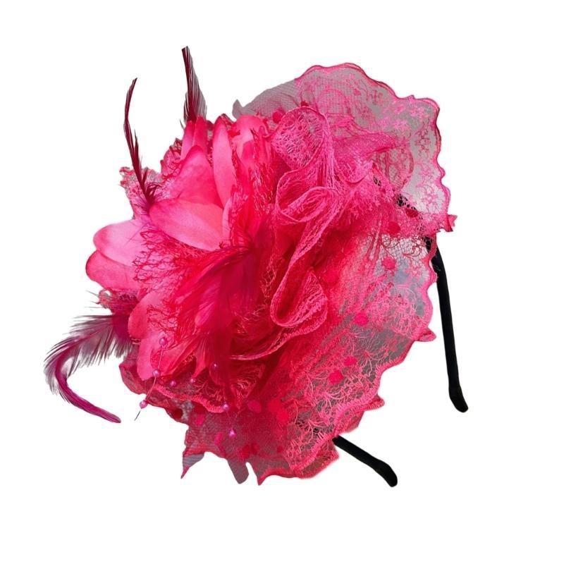 A52E Lace Flower Hair Hoop for - Women'S Fashion Of The 1920S recension och pris