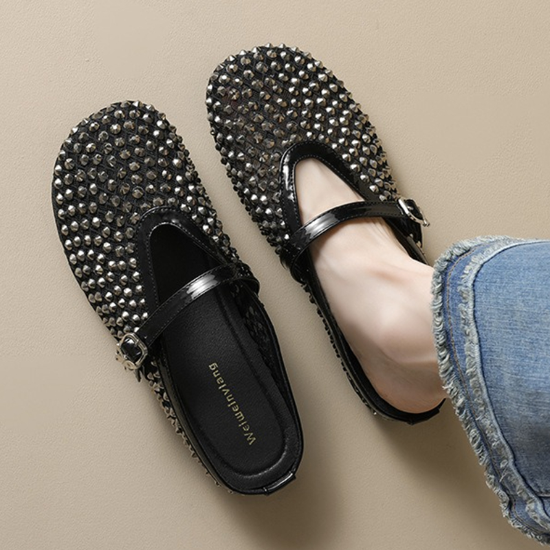 Mesh Rhinestone Brand Slippers - Women'S Fashion Sandals recension och pris