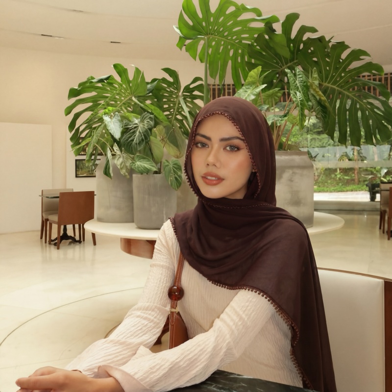 Chiffon Muslim Hijab Delicate  - Women Fashion Wear recension och pris