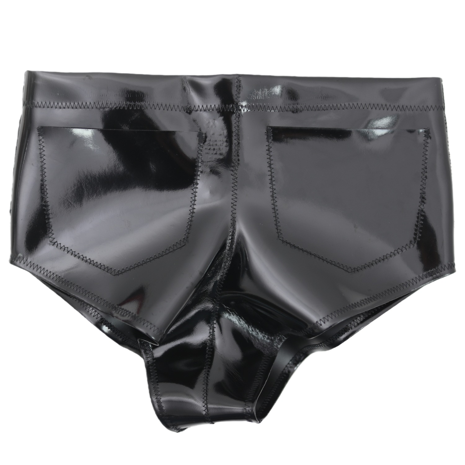 Women Men Glossy Pocket Shorts - Women And Men Fashion recension och pris