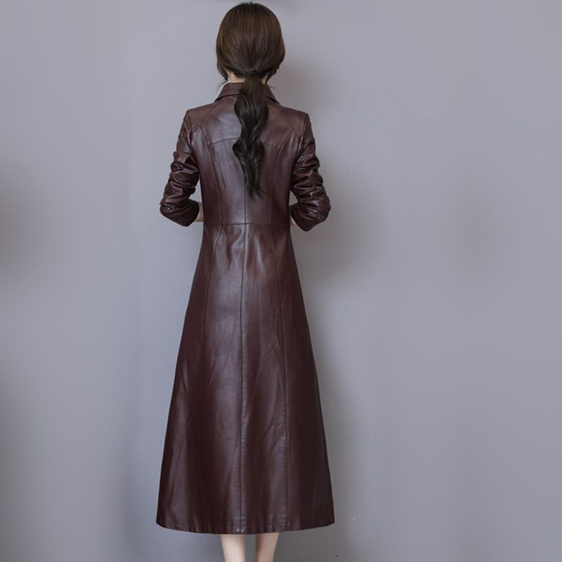New Women Sheepskin Coat Autum - Women'S Fashion Leather Jacket recension och pris