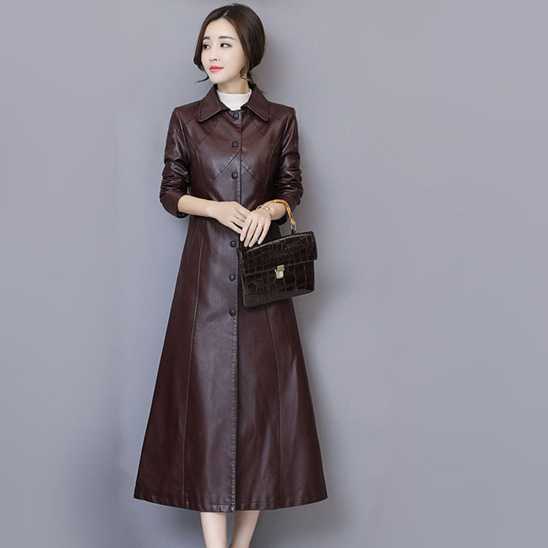 New Women Sheepskin Coat Autum - Women'S Fashion Leather Jacket recension och pris