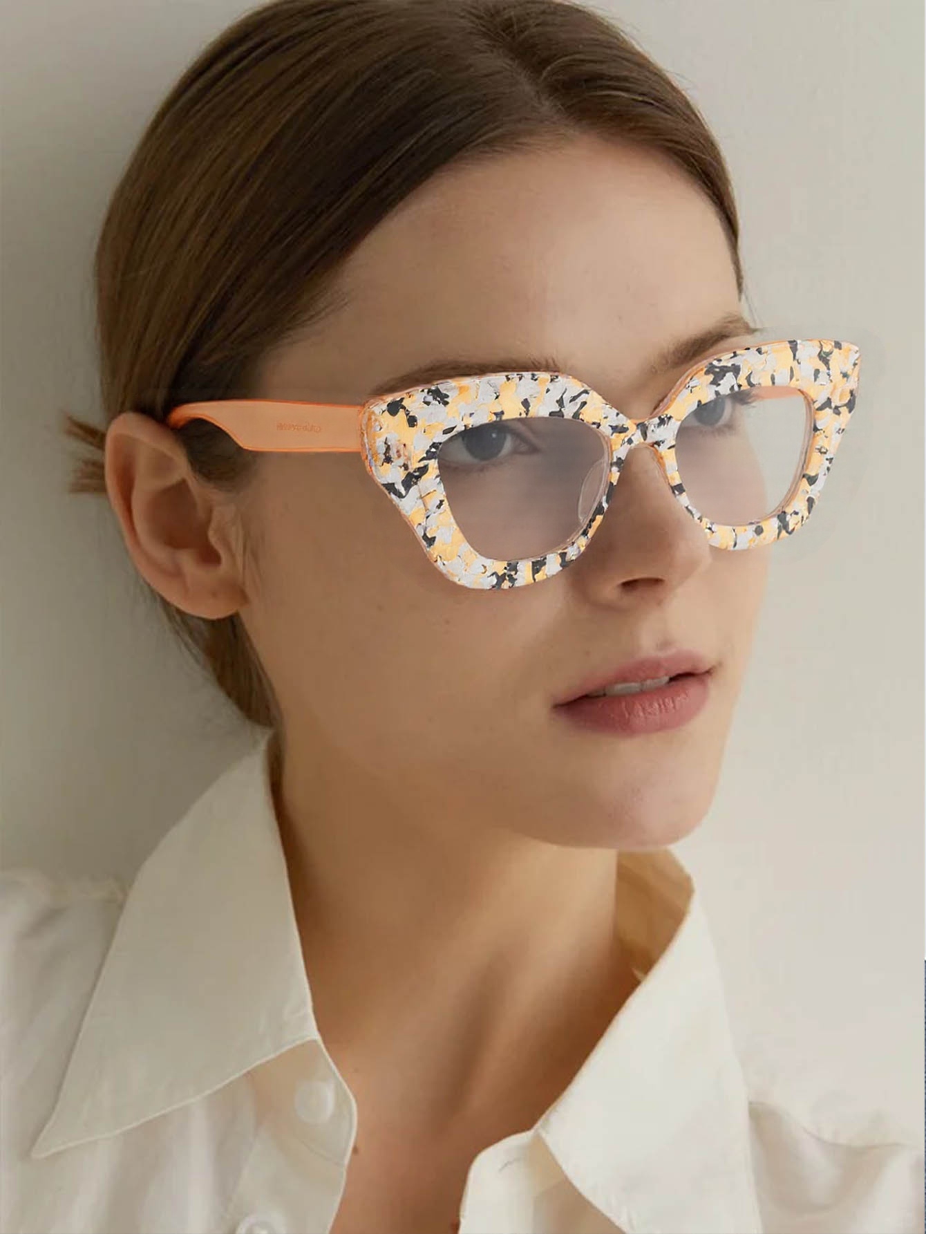Large Frame Cat-Eye Floral Gla - Women'S Fashion Glasses Non Prescription recension och pris