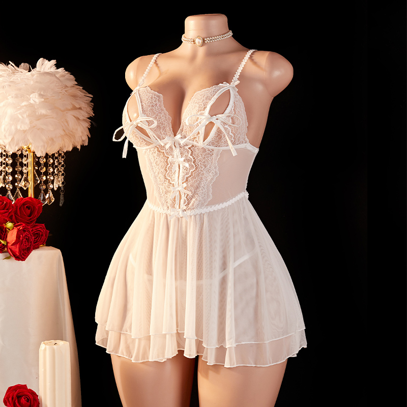 Transparent Sexy Woman Lingeri - Floral Summer Dress recension och pris