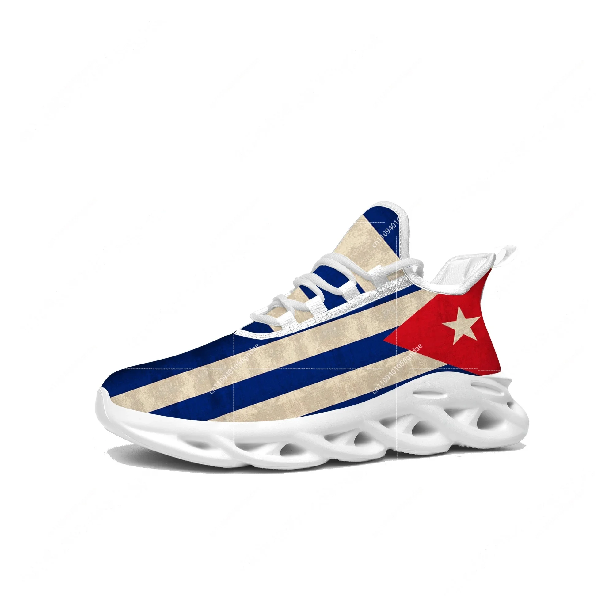Cuban Flag Flats Sneakers Mens - Women'S Fashion Running Shoes recension och pris