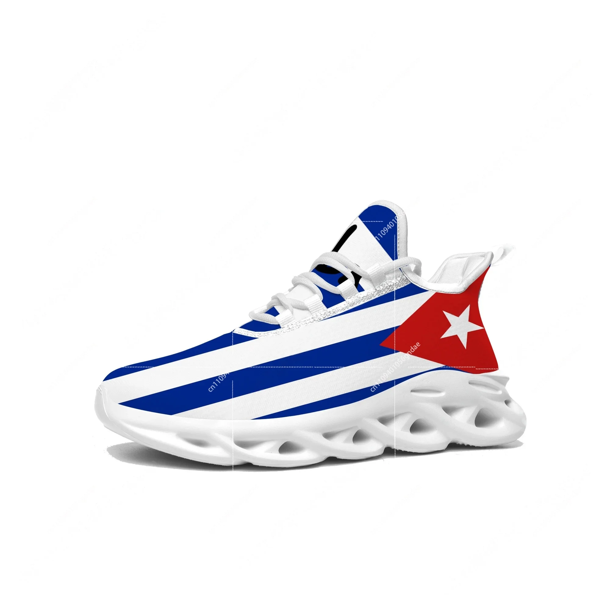 Cuban Flag Flats Sneakers Mens - Women'S Fashion Running Shoes recension och pris
