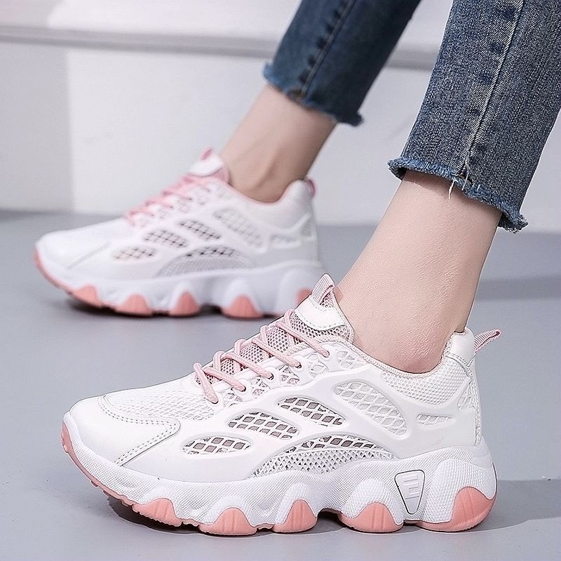 Breathable Mesh Chunky Sneaker - Women'S Fashion Running Shoes recension och pris