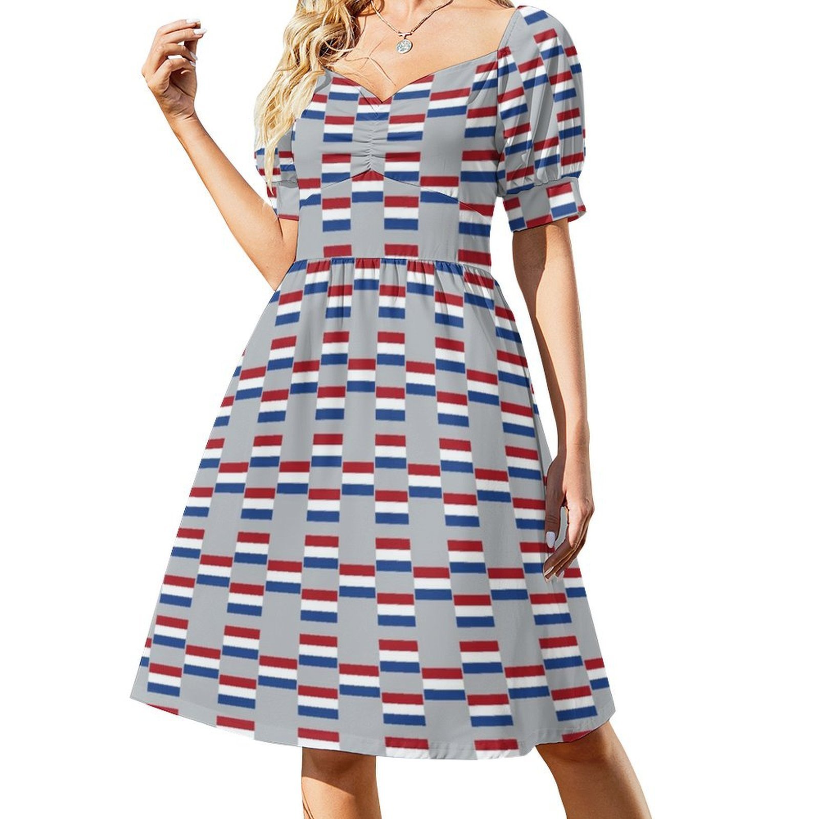 Vlag Van The Netherlands Flag  - Smocked Dress Women recension och pris