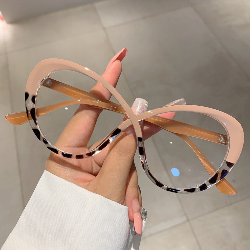 KAMMPT Oversized Oval Eyeglass - Women'S Fashion Glasses Non Prescription recension och pris
