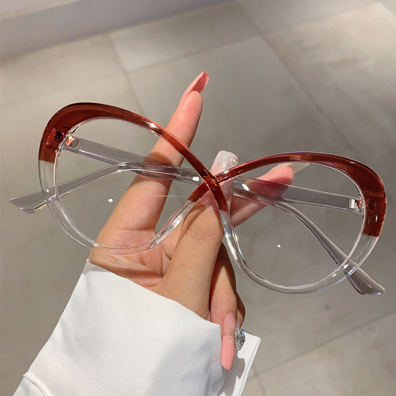 KAMMPT Oversized Oval Eyeglass - Women'S Fashion Glasses Non Prescription recension och pris