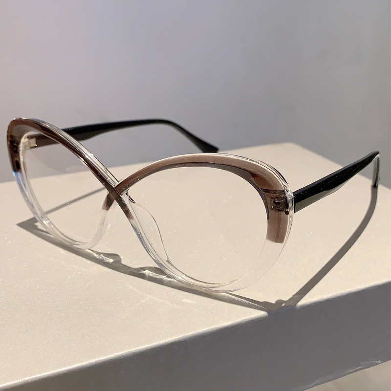 KAMMPT Oversized Oval Eyeglass - Women'S Fashion Glasses Non Prescription recension och pris