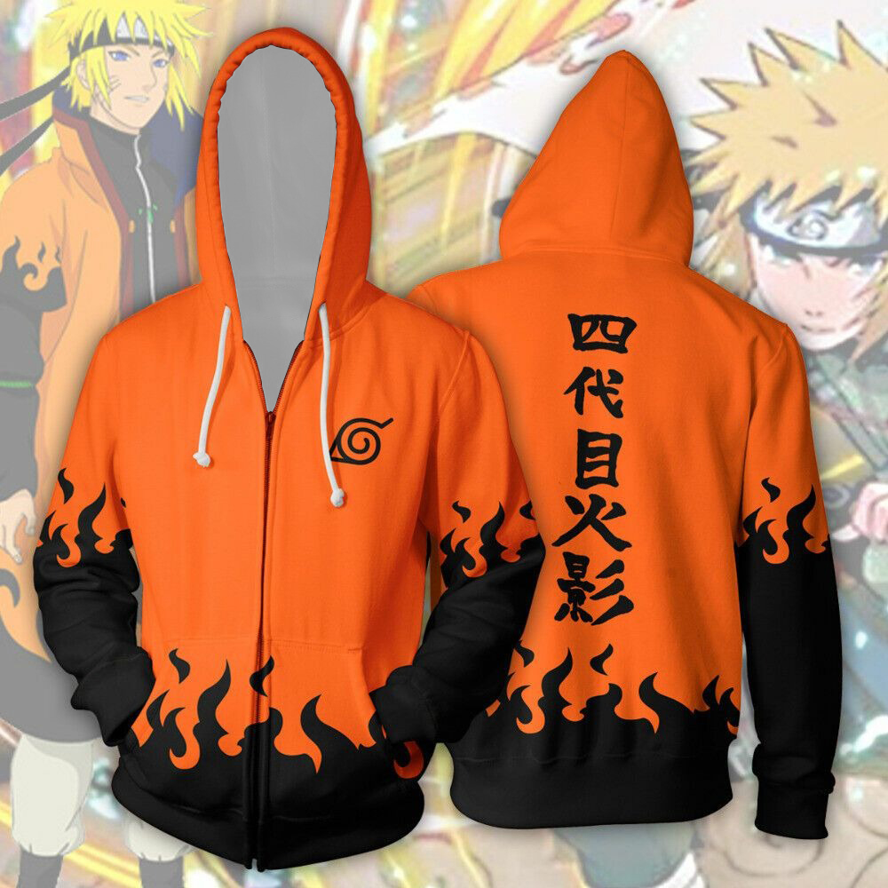 Naruto 4th Hokage Minato Anime - Women'S Fashion Zip Hoodie recension och pris