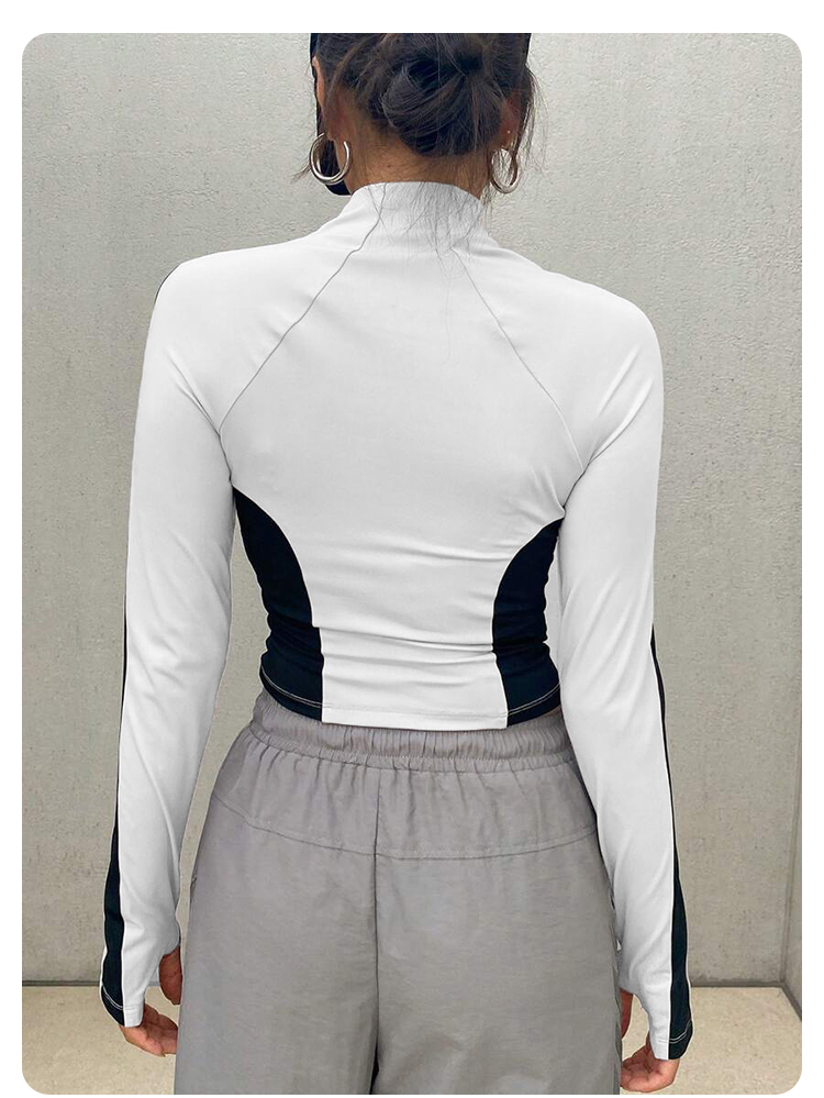 Yoga Clothes Stand Up Collar J - Women'S Fashion Tops recension och pris
