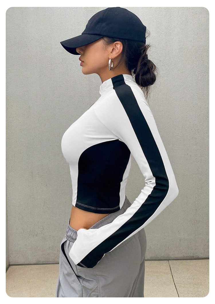 Yoga Clothes Stand Up Collar J - Women'S Fashion Tops recension och pris