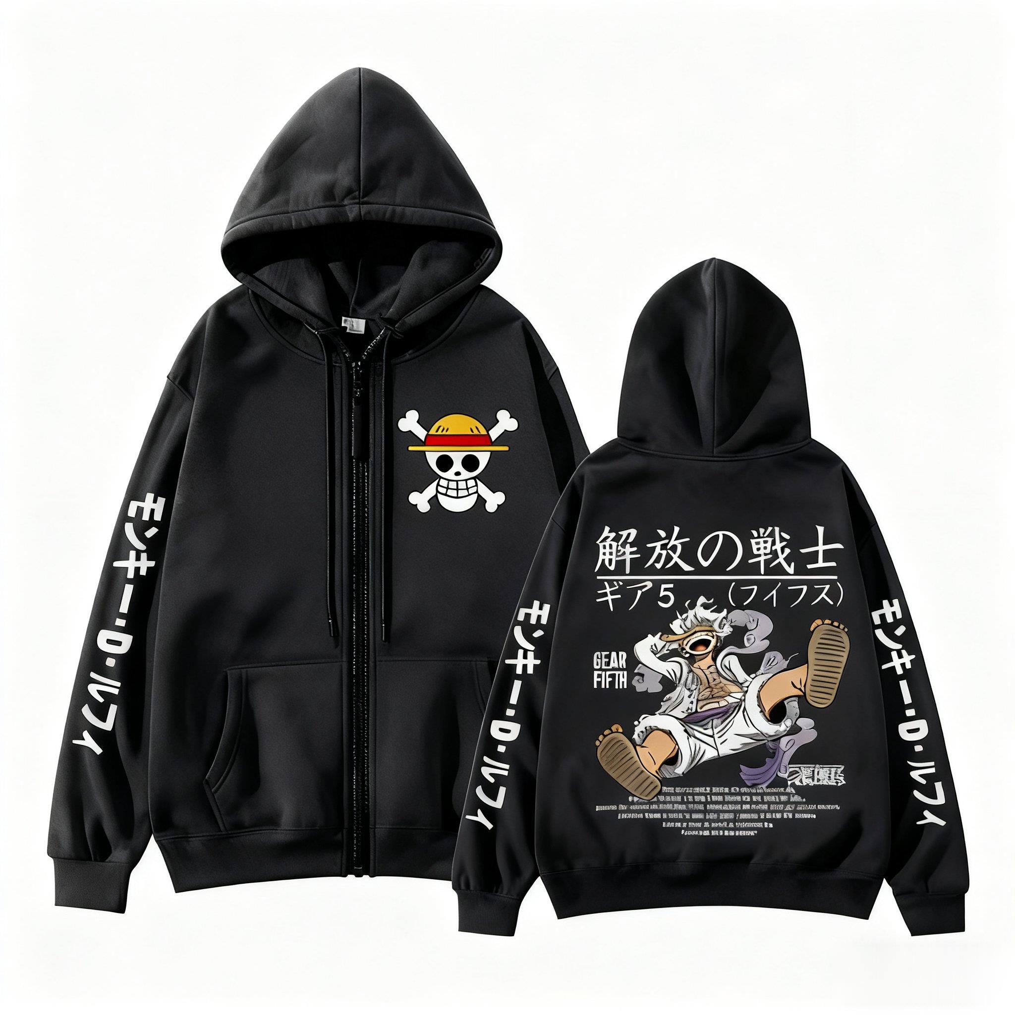 Monkey D Luffy Gear 5 One Piec - Women'S Fashion Zip Hoodie recension och pris