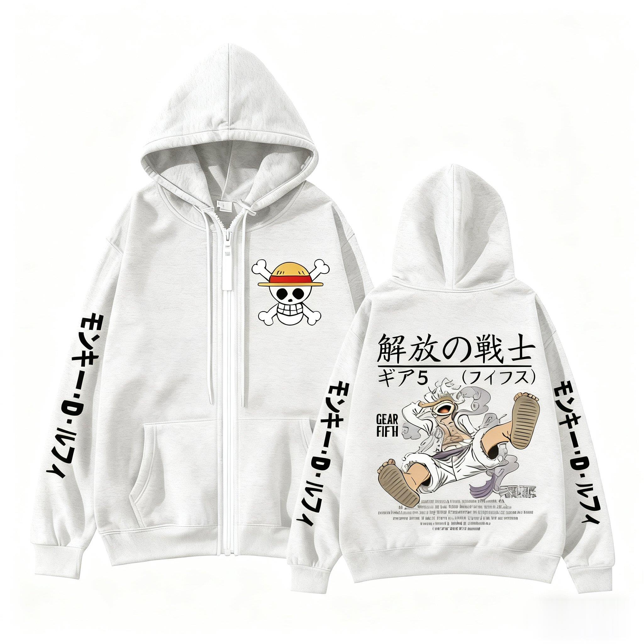 Monkey D Luffy Gear 5 One Piec - Women'S Fashion Zip Hoodie recension och pris