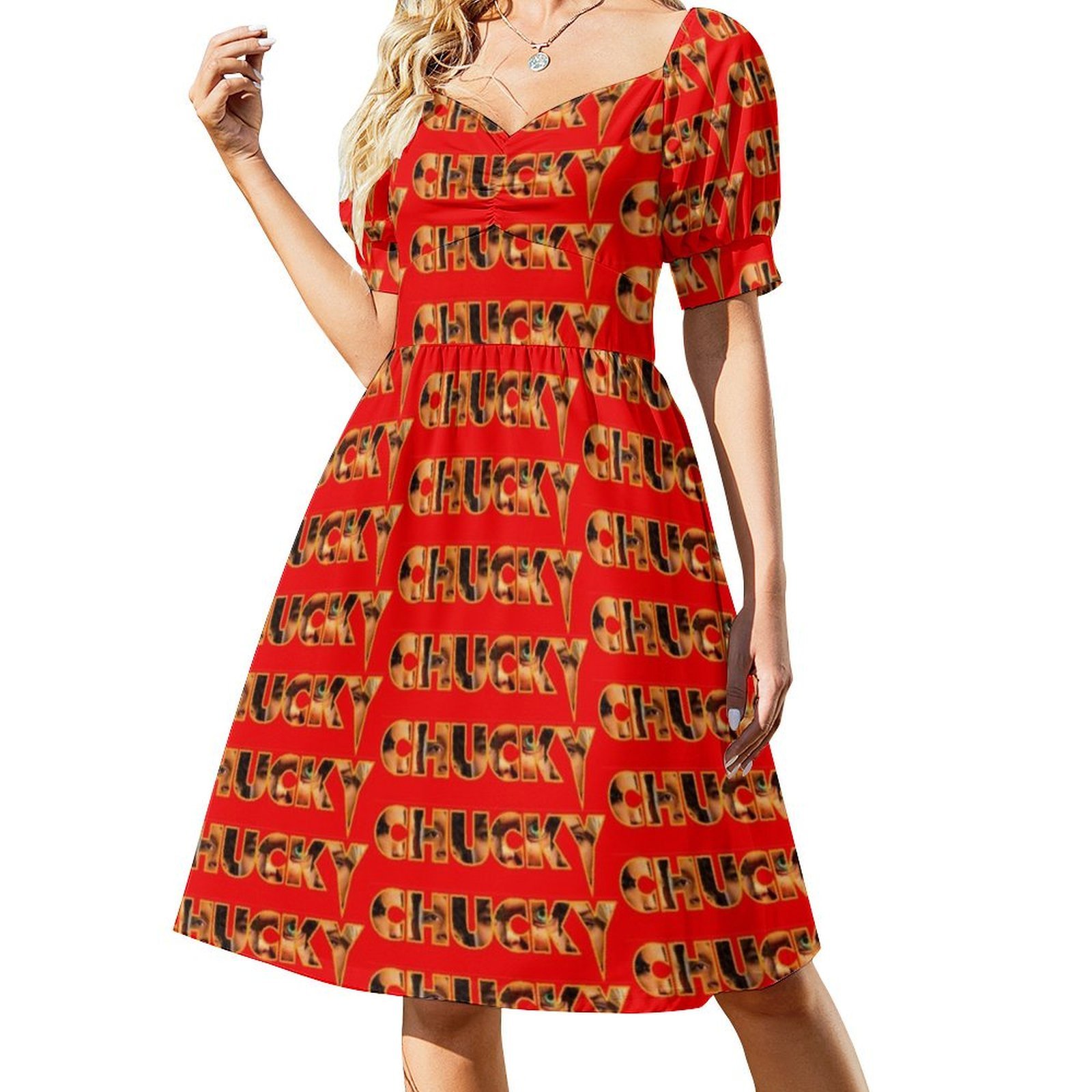 Chucky 2021 Title Block Floral - Smocked Dress Women recension och pris