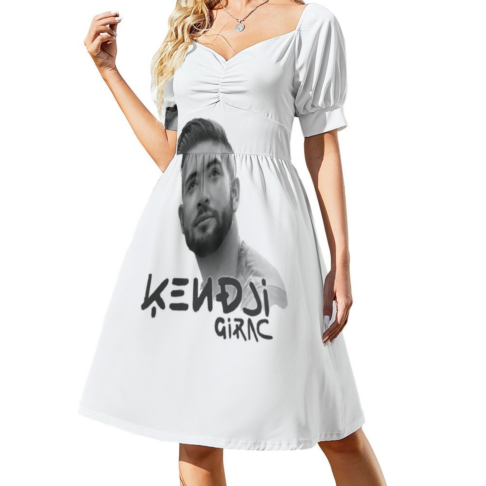 Kendji Girac Portrait Floral S - Smocked Dress Women recension och pris